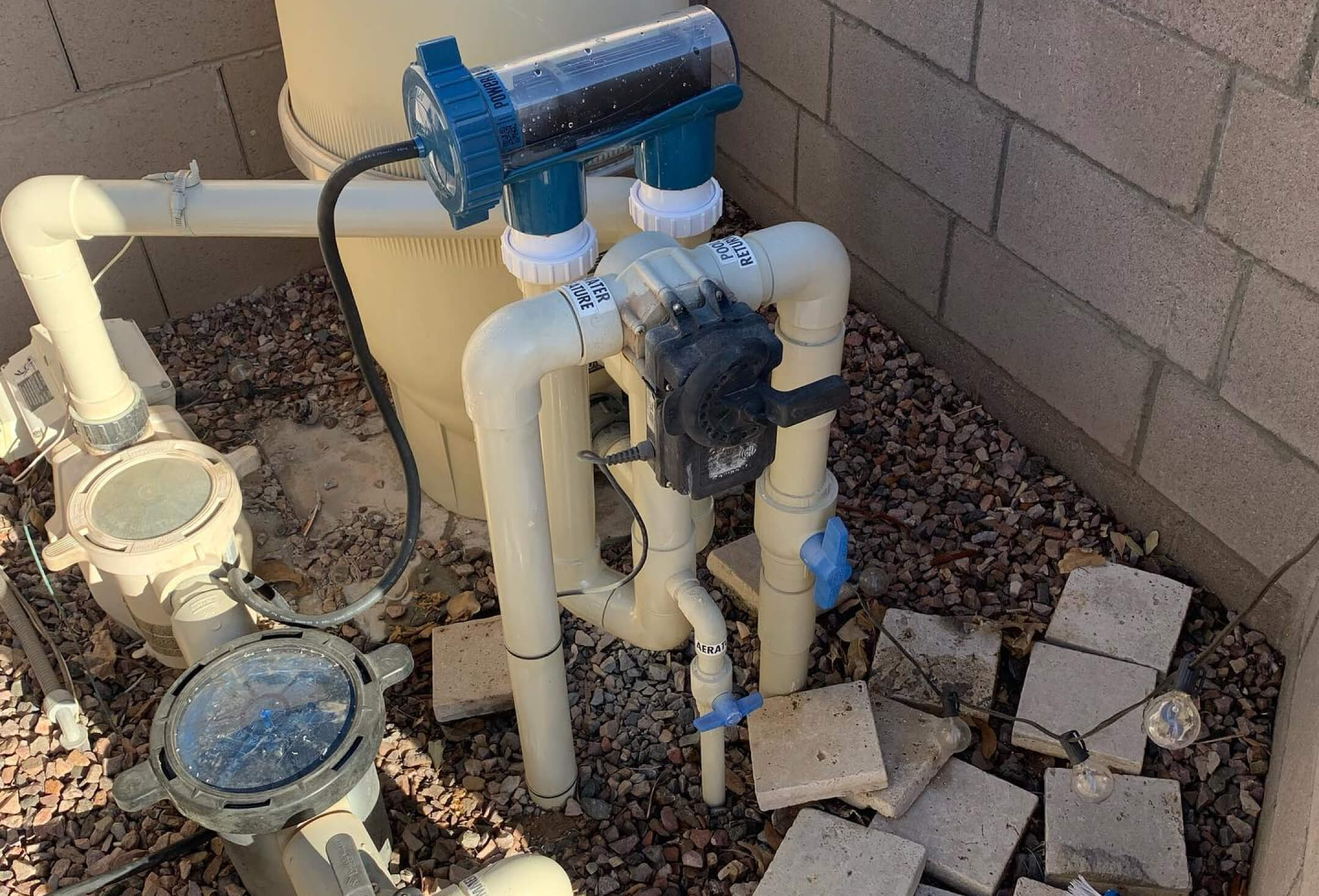 Pool equipment maintenance